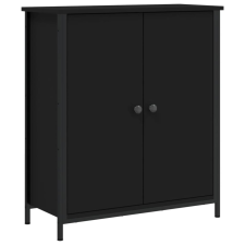 vidaXL fekete szerelt fa tálalószekrény 70 x 30 x 80 cm (835534) bútor