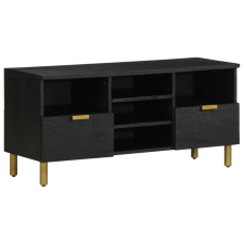 vidaXL fekete szerelt fa TV-szekrény 100 x 33 x 46 cm bútor