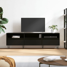 vidaXL fekete szerelt fa TV-szekrény 150 x 30 x 44,5 cm bútor