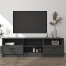 vidaXL fekete szerelt fa TV-szekrény 150 x 33,5 x 45 cm bútor