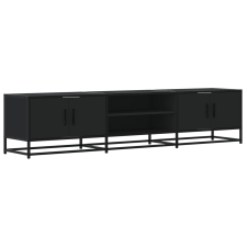 vidaXL fekete szerelt fa TV-szekrény 180 x 35 x 41 cm (3300775) bútor