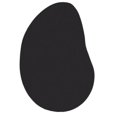 vidaXL Fekete Szőnyeg 100x200 cm Poliészter Csúszásmentes (4103748) lakástextília