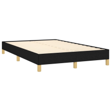 vidaXL fekete szövet ágykeret 120 x 190 cm (379491) ágy és ágykellék