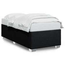 vidaXL fekete szövet ágykeret 90 x 200 cm ágy és ágykellék