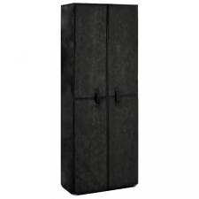 vidaXL Fekete szövet cipősszekrény 60 x 30 x 166 cm bútor