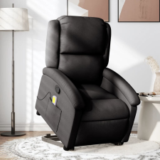 vidaXL fekete szövet dönthető masszázs- és állófotel masszázsfotel