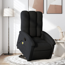 vidaXL fekete szövet dönthető masszázs- és állófotel masszázsfotel