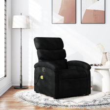 vidaXL fekete szövet dönthető masszázsfotel masszázsfotel