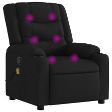 vidaXL fekete szövet dönthető masszázsfotel (374132) masszázsfotel