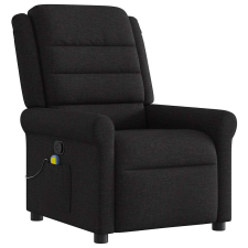 vidaXL fekete szövet dönthető masszázsfotel (4015648) masszázsfotel