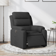 vidaXL fekete szövet elektromos dönthető fotel (3204958) bútor