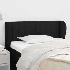 vidaXL fekete szövet fejtámla szárnyakkal 103x23x78/88 cm ágy és ágykellék