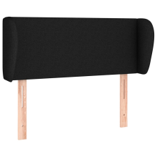 vidaXL fekete szövet fejtámla szárnyakkal 103x23x78/88 cm (3116856) ágy és ágykellék