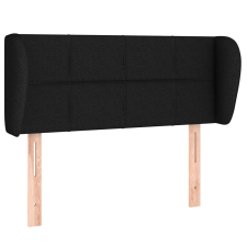 vidaXL fekete szövet fejtámla szárnyakkal 83x23x78/88 cm (3117120) ágy és ágykellék
