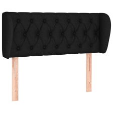 vidaXL fekete szövet fejtámla szárnyakkal 93x23x78/88 cm (3117464) ágy és ágykellék