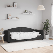 vidaXL fekete szövet kanapéágy 80 x 200 cm bútor
