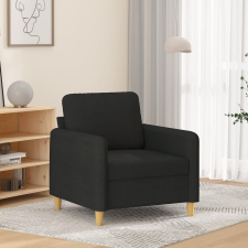 vidaXL fekete szövet kanapéfotel 60 cm bútor