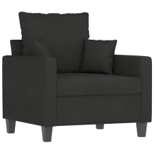 vidaXL fekete szövet kanapéfotel 60 cm (359255) bútor
