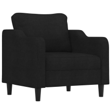 vidaXL fekete szövet kanapéfotel 60 cm (359347) bútor