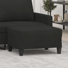 vidaXL fekete szövet lábzsámoly 70x55x41 cm bútor