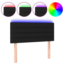vidaXL fekete szövet LED-es fejtámla 90x5x78/88 cm (3121736) ágy és ágykellék