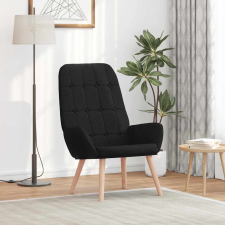 vidaXL fekete szövet pihenőfotel bútor