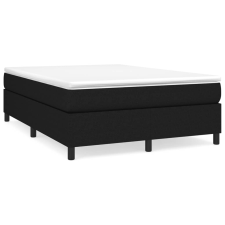 vidaXL fekete szövet rugós ágykeret 140x200 cm (3120864) ágy és ágykellék