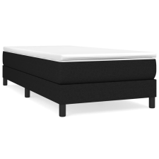 vidaXL fekete szövet rugós ágykeret 90 x 200 cm (3120486) ágy és ágykellék