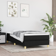 vidaXL fekete szövet rugós ágymatrac 100 x 200 cm ágy és ágykellék