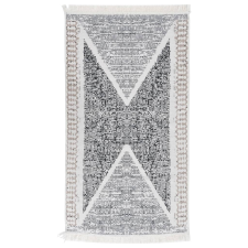 vidaXL fekete-szürke pamutszőnyeg 120 x 180 cm lakástextília