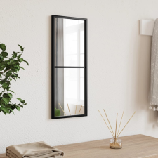 vidaXL Fekete téglalap alakú vas fali tükör 20 x 50 cm bútor