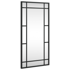 vidaXL fekete téglalap alakú vas fali tükör 30 x 60 cm (358628) bútor