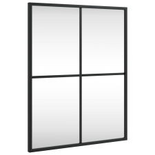 vidaXL fekete téglalap alakú vas fali tükör 40 x 50 cm (358646) bútor