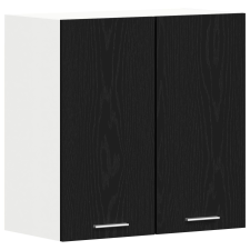 vidaXL Fekete tölgy függő szekrény 60x31x60 cm Műgyantából készült (863143) bútor