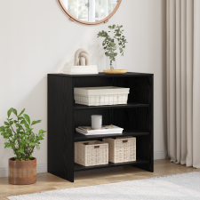 vidaXL fekete tölgy oldalszekrény 70x41x75 cm szerelt fa bútor