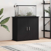 vidaXL fekete tölgy szerelt fa akváriumi állvány 81x36x73 cm