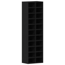 vidaXL fekete tölgy szerelt fa cipősszekrény 54 x 34 x 183 cm (859378) bútor