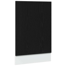 vidaXL fekete tölgy szerelt fa mosogatógép panel 45x1,5x67 cm (863150) bútor