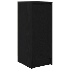 vidaXL fekete tölgy szerelt fa tálalószekrény 29,5x34x76 cm (861608) bútor