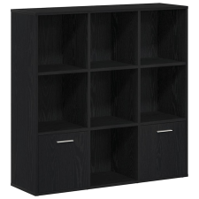 vidaXL fekete tölgy színű szerelt fa könyvszekrény 98x29x97,5 cm (862471) bútor