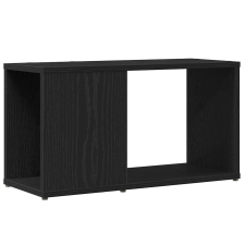 vidaXL fekete tölgy színű szerelt fa TV-szekrény 60x24x32 cm bútor