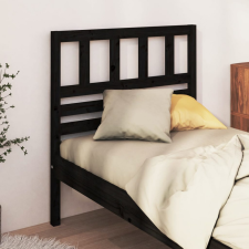 vidaXL fekete tömör fenyőfa ágy fejtámla 81 x 4 x 100 cm ágy és ágykellék