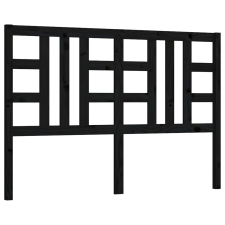 vidaXL fekete tömör fenyőfa ágyfejtámla 166 x 4 x 100 cm (817854) ágy és ágykellék