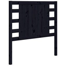 vidaXL fekete tömör fenyőfa fejtámla 81 x 4 x 100 cm (818749) ágy és ágykellék