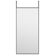 vidaXL fekete üveg és alumínium ajtótükör 30 x 60 cm (327403) bútor