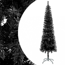 vidaXL fekete vékony karácsonyfa 240 cm műfenyő