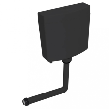 vidaXL fekete WC-tartály 3/6 liter szaniter
