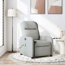 vidaXL felhőszürke szövet dönthető masszázsfotel masszázsfotel