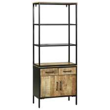 vidaXL Felső Szekrény 70x35x180 cm Tömör Durva Fa Mangó bútor