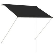 vidaXL feltekerhető antracitszürke napellenző 100 x 150 cm kerti bútor